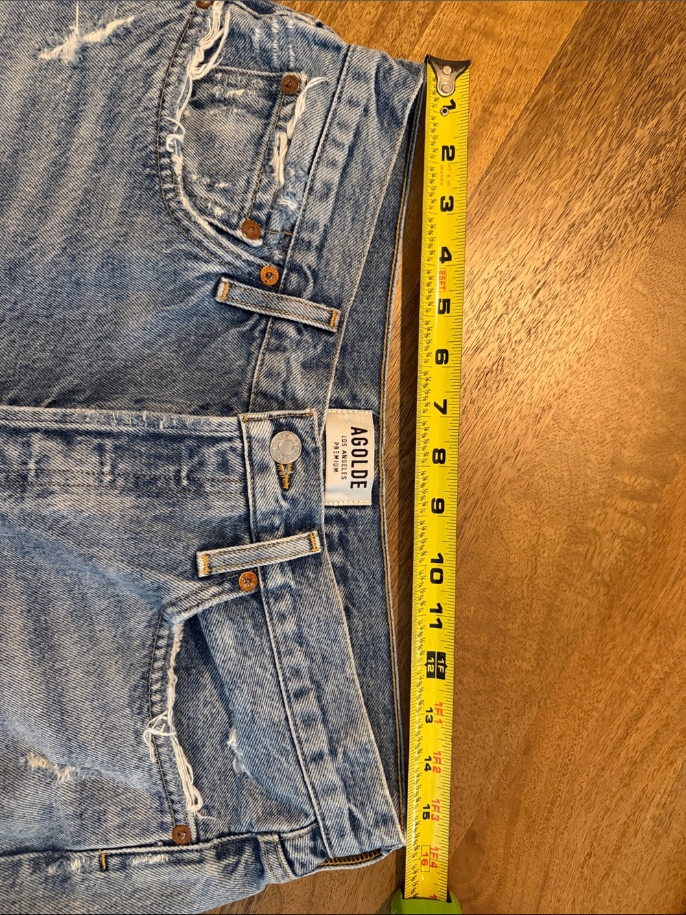 AGOLDE Denim Shorts - Picture 4 of 6